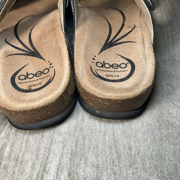 Abeo Barbara B.I.O. System Sandals Womens 10 N Neutral Footbed Beige Leather - Picture 11 of 12